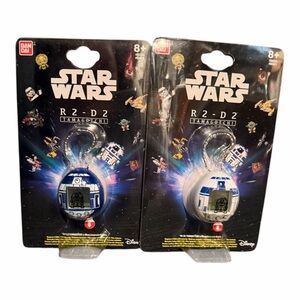 2 X Disney Tamagotchi Nano x Star Wars R2-D2 White Blue Bundle pack